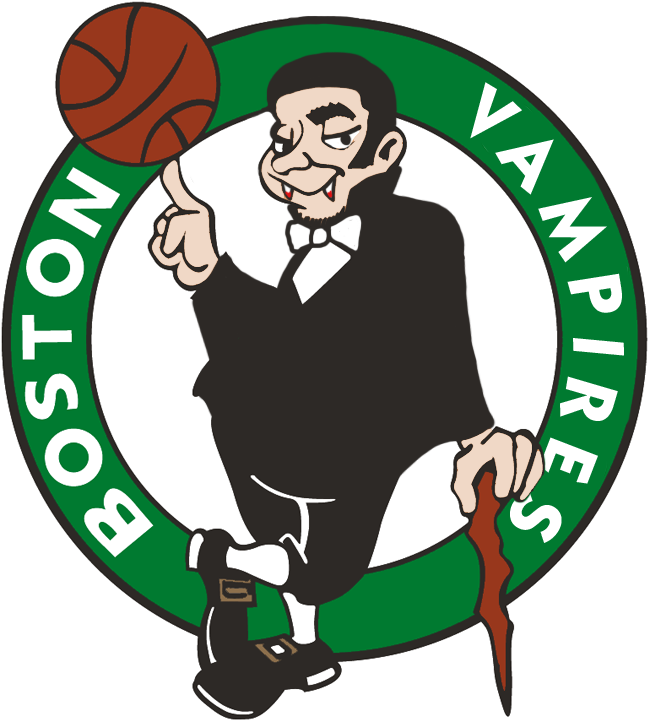 Boston Celtics Halloween 1997-Pres Primary Logo iron on heat transfer